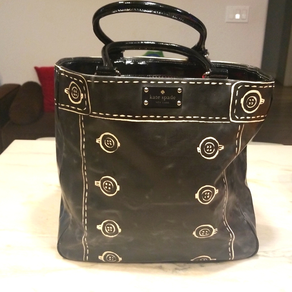 👜SALE!! Kate Spade Coated Canvas Button Sketch Tote